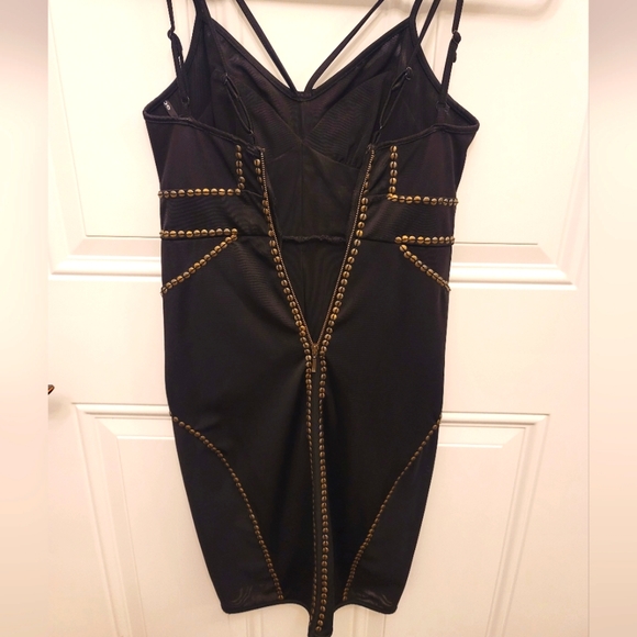 BEBE XXS Party Dress Sexy Stud Detail 😍 - Picture 5 of 5